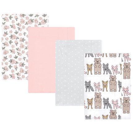 Hudson Baby Unisex Baby Cotton Flannel Burp Cloths