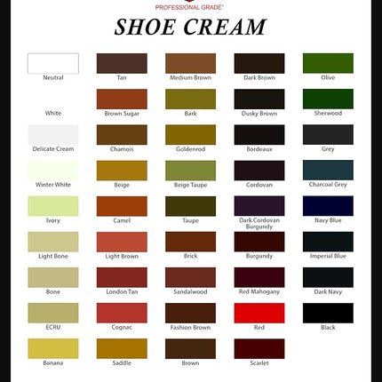 Kelly's Black Shoe Polish 1.5 oz - Professional Leather Shoe Cream