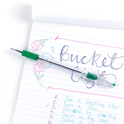 Pentel BK91-D Green 1pc (S) Ballpoint Pen – Ballpoint Pens (Green, Green, 1 pc (S))