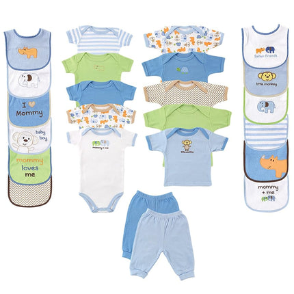 Luvable Friends Unisex Baby Layette Gift Cube - - 0-3 Months