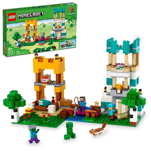 LEGO 21249 Minecraft The Building Kit 4.0, 2-in-1 