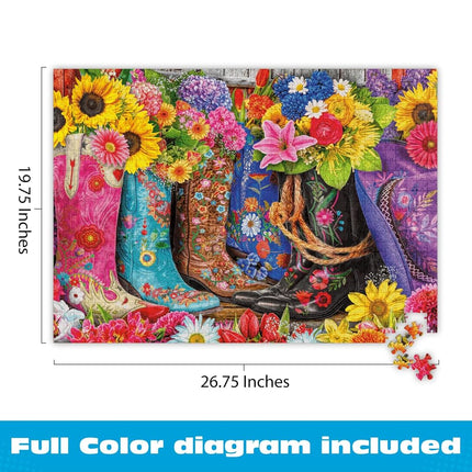 Buffalo Games - Cowgirl Colors - 1000 Piece Jigsaw Puzzle