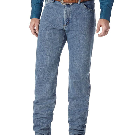 Wrangler Men's Premium Performance Cowboy Cut Regular Jean, Stone Bleach, 34W / 34L