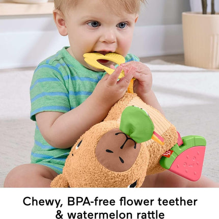 Fisher-Price Snuggly Snack Capybara Baby Toy