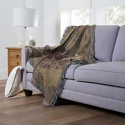 Northwest Throw Blanket, Polyester, Marauders Map, 48" x 60"