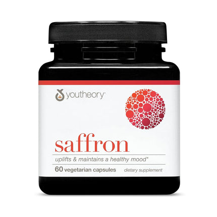Youtheory Saffron Advanced With Rhodiola, 60Count 