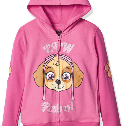Paw Patrol Little Girls' Skye Toddler Hoodie, Hot 