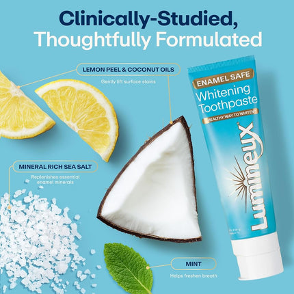 Oral Essentials - Whitening Toothpaste for Sensitive Teeth with Zinc Mint Flavor - 3.5 oz.