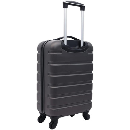 Wrangler Hardside Carry-on Spinner Luggage, Charcoal Grey, Carry-On 20-Inch, Hardside Carry-on Spinner Luggage