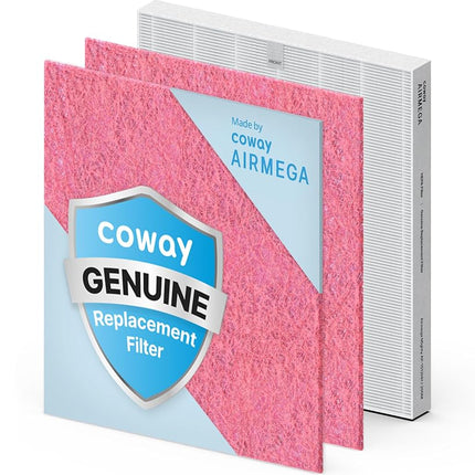Filtre de rechange pour purificateur d'air COWAY AP-1512HH et 200M, pack de filtres pour animaux de compagnie, 2 filtres désodorisants pour animaux de compagnie et 1 filtre HEPA véritable, 1 paquet, rose
