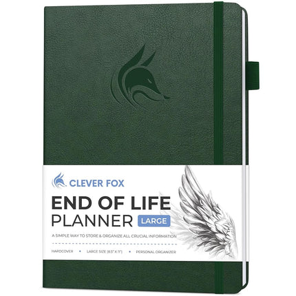 Clever Fox Large End of Life Planner – Guided Fina