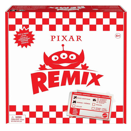 Pixar Alien Remix Character Figures 3-Pack with Mr. Incredible from The Incredibles, Buzz Lightyear from Toy Story and Merida from Brave, Collectible in Retro fun Pizza Delivery for Ages 3 and Up