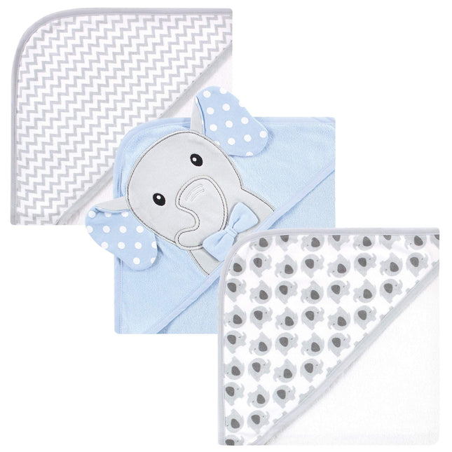 Hudson Baby Unisex Baby Cotton Rich Hooded Towels,