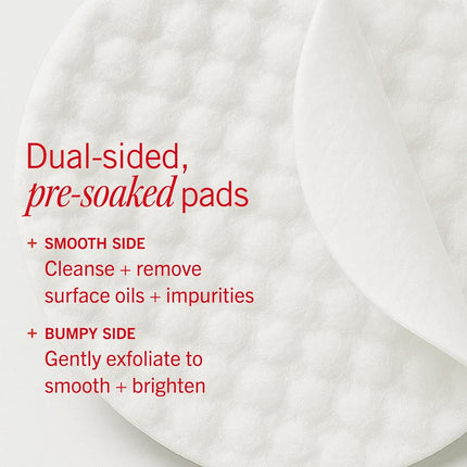 First Aid Beauty - Facial Radiance Pads with Glycolic & Lactic Acids, Daily Exfoliating Pads with AHA, Visibly Smaller Pores, Help Tone & Brighten Skin, One-Step Makeup Prep, Compostable, 28