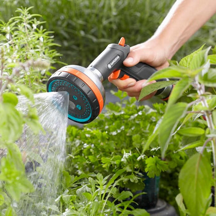 Gardena Premium Multi Sprayer: Garden Sprayer for Watering and Cleaning, Five Spray Patterns, Filter, Lock, Robust, Frost Protection (18317-20)