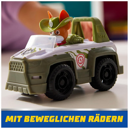 PAW Patrol, Tracker’s Jungle Rescue Vehicle, Toy Truck with Collectible Action Figure, Sustainably Minded Kids Toys for Boys & Girls Ages 3 and Up