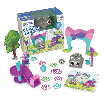 Learning Resources LER3081 Coding Critters: Scamper & Sneaker