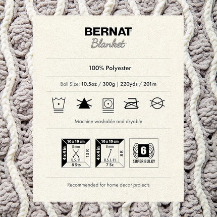 Bernat Blanket BB Grellow Yarn - 2 Pack of 10.5oz/300g - Polyester - #6 Super Bulky - 220 Yards - Knitting, Crocheting, Crafts & Amigurumi
