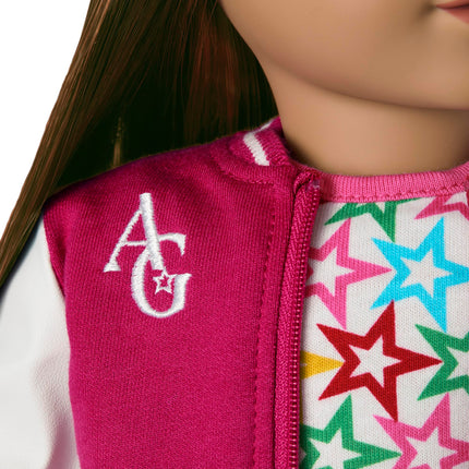 American Girl, Truly Me 18-inch Doll #122 with Brown Eyes, Straight Dark-Brown Hair, Tan Skin, for Ages 6+