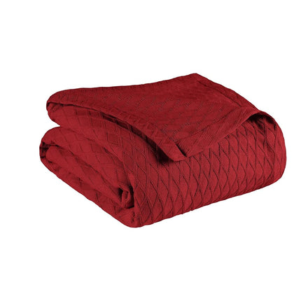 Superior 100% Cotton Thermal Blanket, Soft and Bre