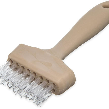 Carlisle FoodService Products Cepillo Ancho de Plástico, Cepillo para Alta Temperatura, 7 Pulgadas, Blanco, (Paquete de 12)