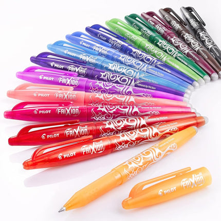 Pilot Frixion Erasable Rollerball 0.7 mm (Pack of 5) - 2 Black/2 Blue/1 Red