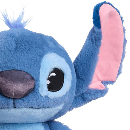 Disney Stitch Live-Action Large 13 Inch Soft Toy for Children from 2 Years - Blue Just Play