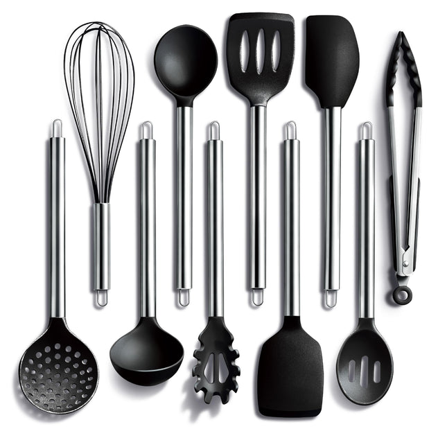 COOK WITH COLOR Silicone Cooking Utensils, Kitchen
