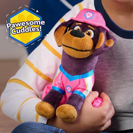 Just Play Disney Junior Pupstruction Roxy Small 8-inch Plush, Stuffed Animal, Rottweiler, Soft and Cuddly, Kids Toys for Ages 2 Up
