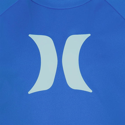 T-shirt de bain anti-UV UPF 50+ pour garçon Hurley, Blue Ice/Icon, 4T