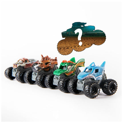 Monster Jam, Official Mini 5-Pack with Mystery Collectible Monster Truck, 1:87 Scale, Kids’ Toys for Boys and Girls Ages 3 and up