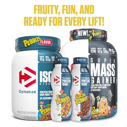 Dymatize Iso-100 Hydrolyzed Whey Protein Isolate 20 Serves Fruity Pebbles 640 gram