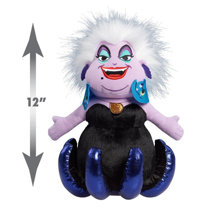 Just Play Disney Villains Collection: Ursula, 13-inch Collectible Stuffed Animal, The Little Mermaid, Kids Toys for Ages 3 Up