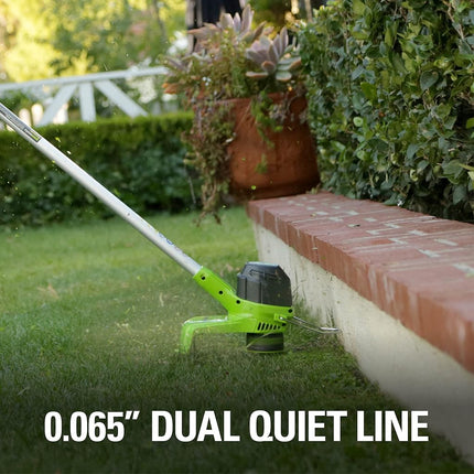 Greenworks 12-Inch 40V Cordless String Trimmer, 2.0 AH Battery Included 2101602