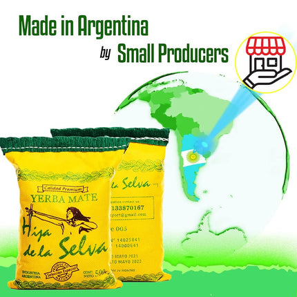 THE ARG Hija de la Selva Organic Yerba Mate Tea Loose Leaf Organic Yerba Mate Loose Leaf Yerbamate 500gr