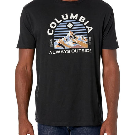 Columbia Men's Graphic T-Shirt, Black/Bucks, Large