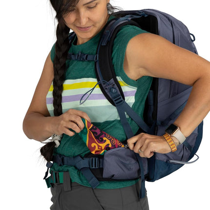 Osprey Women's Tempest 22 Lightweight Hiking Backpack, Anchor Blue/Atlas, One Size