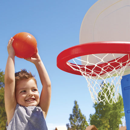 little tikes XCC642340 Juego de juguete de baloncesto Easyscore, azul, 23,75 x 22 x 61 pulgadas