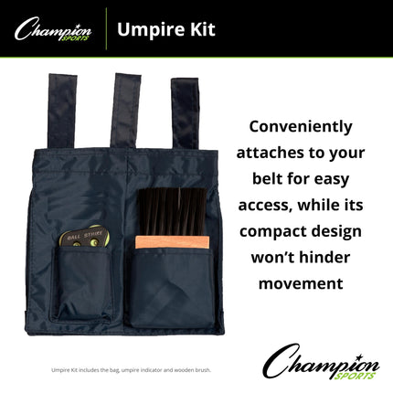 Champion Sports Baseball Umpire Kit - Accessories Included