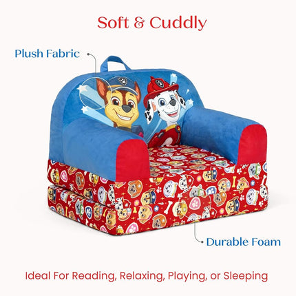 Delta Children - PAW Patrol Cozee Buddy Flip-Out Kids Chair - Greenguard Gold Certified, Blue
