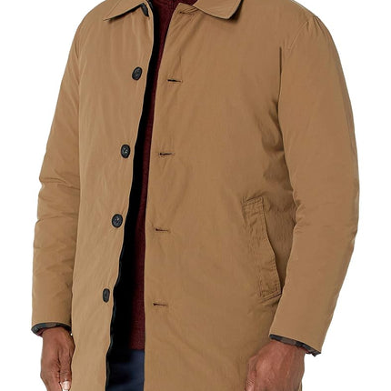 Cole Haan Men's Reversible Quilted Jacket - - Medium Khaki