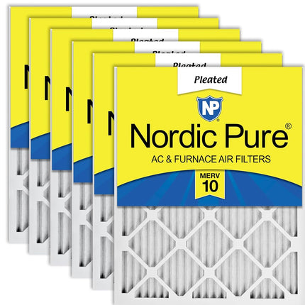 Nordic Pure 15x20x1 MERV 10 Pleated AC Furnace Air