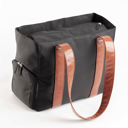 Dr. Brown's Breast-Pump Carryall Storage Diaper and Tote Bag - Black and Brown