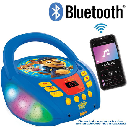 Lexibook, Paw Patrol Bluetooth CD Player, RCD109PA