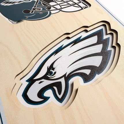 NFL Philadelphia Eagles Lincoln Financial Field 3D Stadium Banner-8x323D Stadium Banner - 8"x 32", Team Colors, 8" x 32"