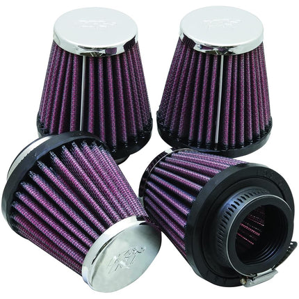 K and N RC-2314 Car and Motorcycle Universal Chrome Filter