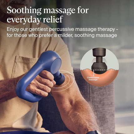 Therabody Theragun Relief Handheld Percussion Massage Gun (Navy)