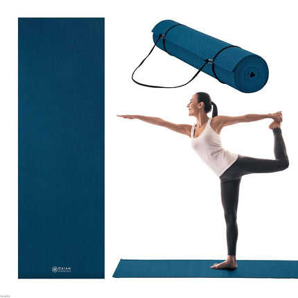 Gaiam Essentials Premium Yoga Mat with Carrier Sli