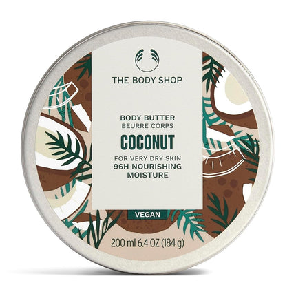 The Body Shop Coconut Body Butter, 96hr Moisture, 