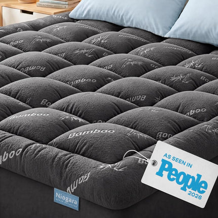 Bamboo Double (Full) Mattress Topper - Thick Cooli